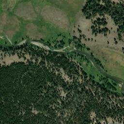 Satellite imagery of M 157 — NGS PY0127 — Park County, US, US