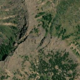 Satellite imagery of THE NEEDLES — NGS PY1207 — Park County, US, US
