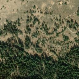 Satellite imagery of California Mine, US