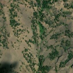 Satellite imagery of THE NEEDLES — NGS PY1207 — Park County, US, US