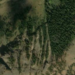 Satellite imagery of WASHBURN — NGS PY1215 — Park County, US, US