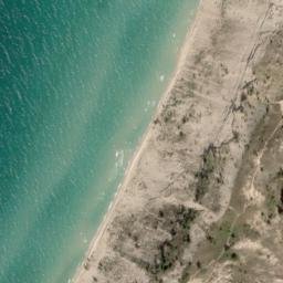 Satellite imagery of Empire Bluffs, US