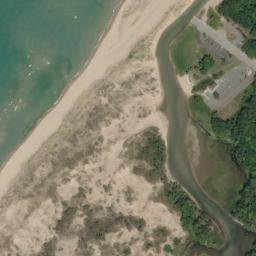 Satellite imagery of Platte River Point, US