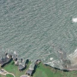 Satellite imagery of Yaquina Head, US