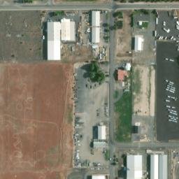Satellite imagery of Madras Army Air Field North Hangar, US