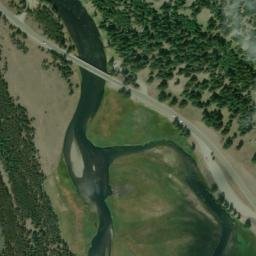 Satellite imagery of A 14 — NGS PY0079 — Teton County, US, US