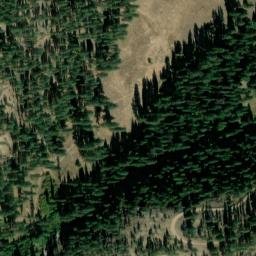 Satellite imagery of China Diggings, US