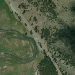 Satellite imagery of A 14 — NGS PY0079 — Teton County, US, US