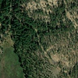 Satellite imagery of China Diggings, US