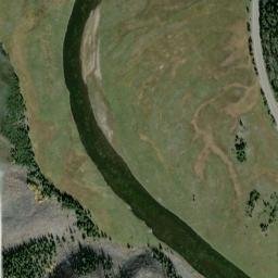 Satellite imagery of T 158 — NGS PY0081 — Teton County, US, US