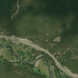 Satellite imagery of N 158 — NGS PY0090 — Teton County, US, US