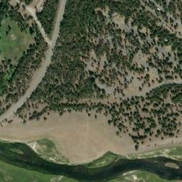 Satellite imagery of R 158 — NGS PY0085 — Teton County, US, US