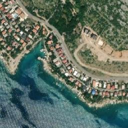 Satellite imagery of Mali Greben, HR