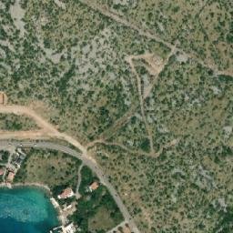 Satellite imagery of Mali Greben, HR