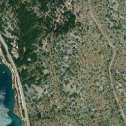 Satellite imagery of Mali Greben, HR