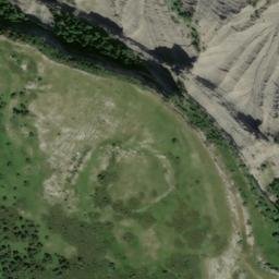 Satellite imagery of cairn, FR