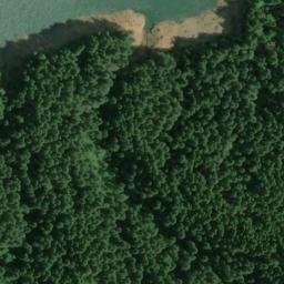 Satellite imagery of Green Peter Peninsula, US