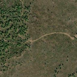 Satellite imagery of Akawa Butte, US
