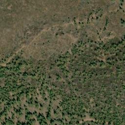 Satellite imagery of Akawa Butte, US