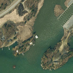 Satellite imagery of Champagne Point, CA