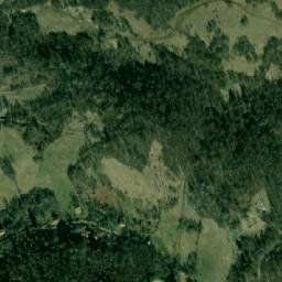 Satellite imagery of Čusine, BA