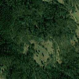 Satellite imagery of Čusine, BA