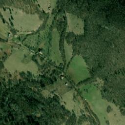 Satellite imagery of Čusine, BA