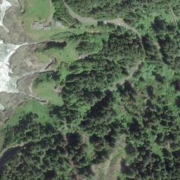 Satellite imagery of Cape Perpetua, US
