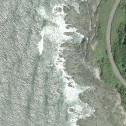 Satellite imagery of Captain Cook Point, US