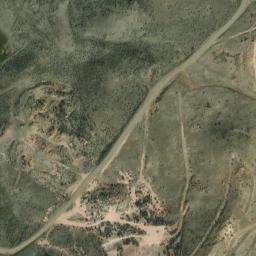 Satellite imagery of Idaho Almaden Mine, US
