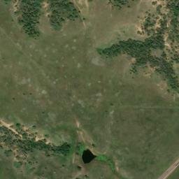 Satellite imagery of WALL NORTH BASE — NGS PU0429 — Pennington County, US, US