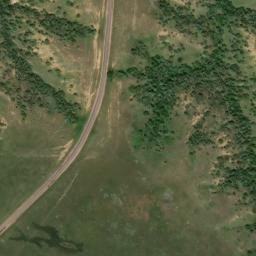 Satellite imagery of WALL NORTH BASE — NGS PU0429 — Pennington County, US, US