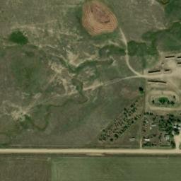 Satellite imagery of K 383 — NGS PT0726 — Haakon County, US, US