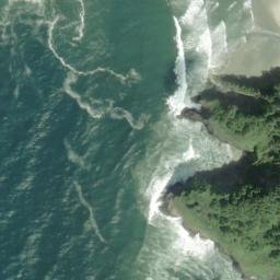 Satellite imagery of Heceta Head, US