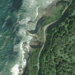 Satellite imagery of Sea Lion Point, US