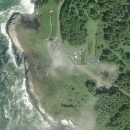 Satellite imagery of Sea Lion Point, US