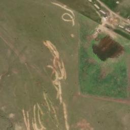 Satellite imagery of S 383 — NGS PT0722 — Haakon County, US, US