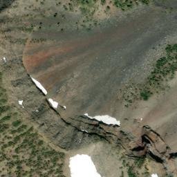 Satellite imagery of Tam McArthur Rim, US