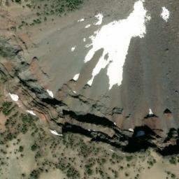 Satellite imagery of Tam McArthur Rim, US