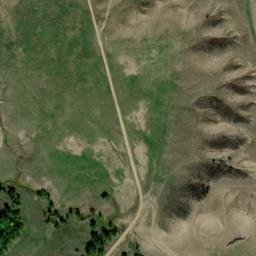 Satellite imagery of MC 34 — NGS PT0595 — Haakon County, US, US