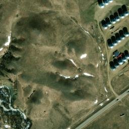 Satellite imagery of J 384 — NGS PT0764 — Haakon County, US, US