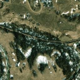 Satellite imagery of U 75 — NGS PT0592 — Haakon County, US, US