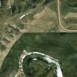 Satellite imagery of J 384 — NGS PT0764 — Haakon County, US, US