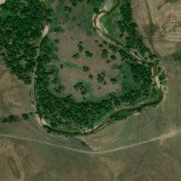 Satellite imagery of H 372 — NGS PT0613 — Haakon County, US, US