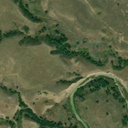 Satellite imagery of B 386 — NGS PT0615 — Haakon County, US, US