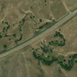 Satellite imagery of D 386 — NGS OS0568 — Haakon County, US, US