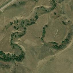 Satellite imagery of D 386 — NGS OS0568 — Haakon County, US, US