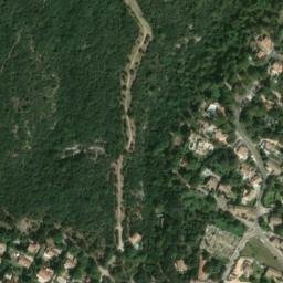 Satellite imagery of cairn, FR