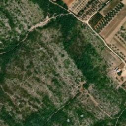 Satellite imagery of Lukačev brig, HR