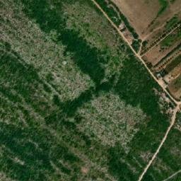 Satellite imagery of Lukačev brig, HR